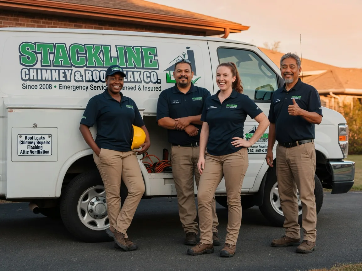 Chimney flashing repair company in Thaxton, MS
